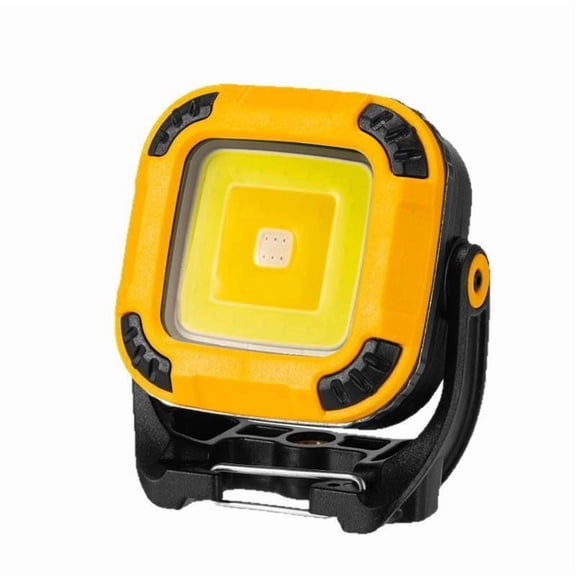 Portable LED Work Light USB Rechargeable Lantern 180-Degree Rotatable Car Repair Work Light Yellow