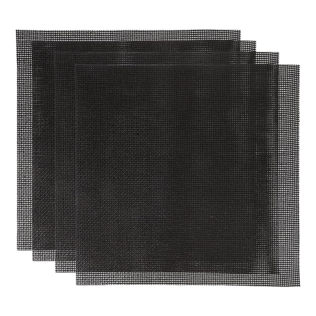 4 Pcs Tapis pour Friteuse à Air Chaud Tapis Intérieurs en Silicone Réutilisables