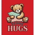 thumbnail image 2 of Teddy Hugs Youth Red Crew Neck Short Sleeve Tee-XXL, 2 of 4