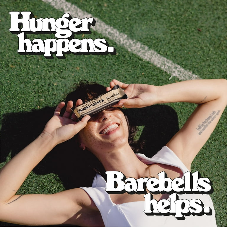Barebells Protein Bars with 20g High Protein, 1.9oz Bars, Caramel Cashew - 12 Count