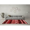 thumbnail image 3 of Ahgly Company Indoor Round Oriental Red Modern Area Rugs, 6' Round, 3 of 4