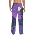 thumbnail image 4 of FORMRS Mens Pajama Pants with Pockets Sleepwear Lounge Bottoms Sizes S-2XL, Purple Street, 4 of 7