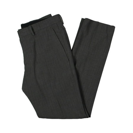 Kenneth Cole Mens Pinstripe Slim FIt Dress Pants