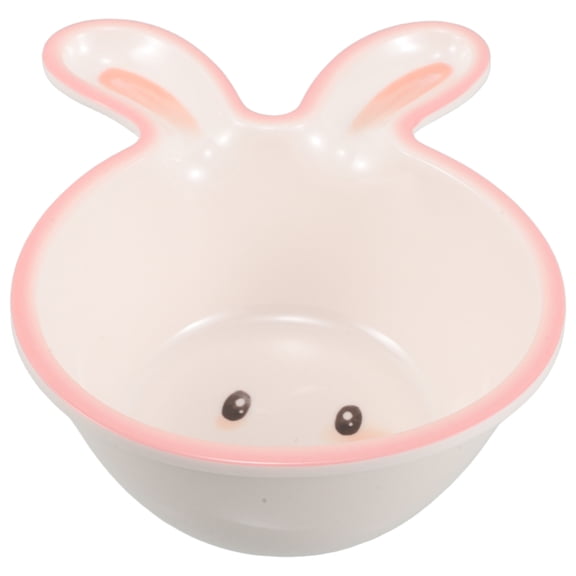HOMEMAXS Easter Bunny Shaped Snack Serving Dish for Kids Party with Creative Design and Easy Cleaning Multi Color Plastic