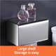 thumbnail image 2 of Caja De Pañuelos De Acero Inoxidable Cubo A Prueba De Herrumbre Caja De Pañuelos Sellada Caja De Cajón Antideslustre Resistente Con Instalación De Perforación Para Cocina Baño Hotel Speravity HA026619-02, 2 of 7