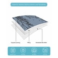 thumbnail image 5 of Quilts King Size Bedding Set, Blue Black Branches Lightweight Quilted Comforter, Botanical Dead Tree Birds Soft Reversible Bedspread Coverlet with Pillow Covers for All Season, 96" x 106", 5 of 7