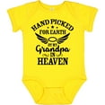 thumbnail image 3 of Inktastic Handpicked for Earth by My Grandpa in Heaven Angel Wings Boys or Girls Baby Bodysuit, 3 of 5