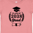 thumbnail image 4 of Inktastic Class of 2038 Grad with Diploma and Graduation Cap Boys or Girls Baby T-Shirt, 4 of 5