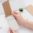 thumbnail image 3 of FeiraDeVaidade Simple Kraft Paper Long Strip Memo Pad Portable Pocket Notebook Planner Tearable Notepad To-Do List, 3 of 6