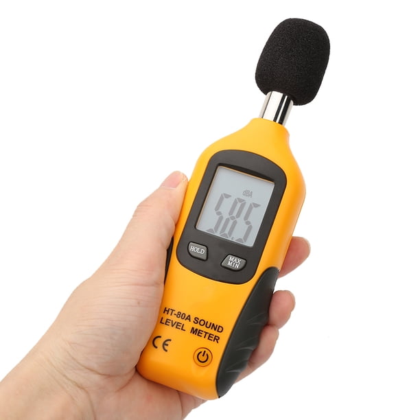 Dispositivo De Prueba De Ruido Con Pantalla LCD, Probador De Nivel De Sonido De 30-130 DB, Herramienta Portátil De Monitoreo De Ruido Para Escuelas, Oficinas, Medidor De Prueba De