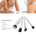 thumbnail image 3 of Brocha cosmética juego de brochas de maquillaje electrochapadas cerdas suaves profesionales tacto cómodo para salón de belleza ANGGREK Otros, 3 of 8
