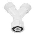 thumbnail image 5 of ZHIMAO Kitchen Sink Drain Pipe Adapter Dishwasher Washing Machine Y Tee Connector Adapter Double Inlet Junction Split Drain Connection, 5 of 9
