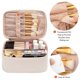 thumbnail image 2 of Makeup Bag, Portable Cosmetic Bag, Large Capacity Travel Makeup Case Organizer, Black Makeup Bags For Women Toiletry Bag for Girls Traveling With Hand, 2 of 4