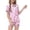 /c5Pink12, variant on CUZIBR Toddler Pajamas For Girls Short Sleeve Button Down Shirt And Shorts 2 PC Sleepwear Bow Graphic Lapel Smooth Loungewear Comfort Party Daily Nightwear,Pink,3-4 Years