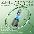 thumbnail image 5 of OasiSmile Water Flosser for Teeth, Cordless Water Picks Portable  Dental Floss 350ML Rechargeable Oral Irrigator for Home Travel Office, Black, 5 of 7