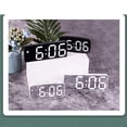 thumbnail image 2 of Toystoory Reloj despertador Digital con Control de voz, decoración de mesa, espejo LED, relojes de brillo, decoración del hogar para maquillaje, sala Decoración del hogar Toystoory HA066492-00, 2 of 6