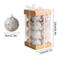 thumbnail image 2 of Christmas Ornaments 16pcs 2.36" Christmas Ball Ornaments Glitter Sequin Foam Ball Shatterproof Christmas Tree Decorations Xmas Hanging Balls Set for Wedding Party Holiday Decorations(A), 2 of 9