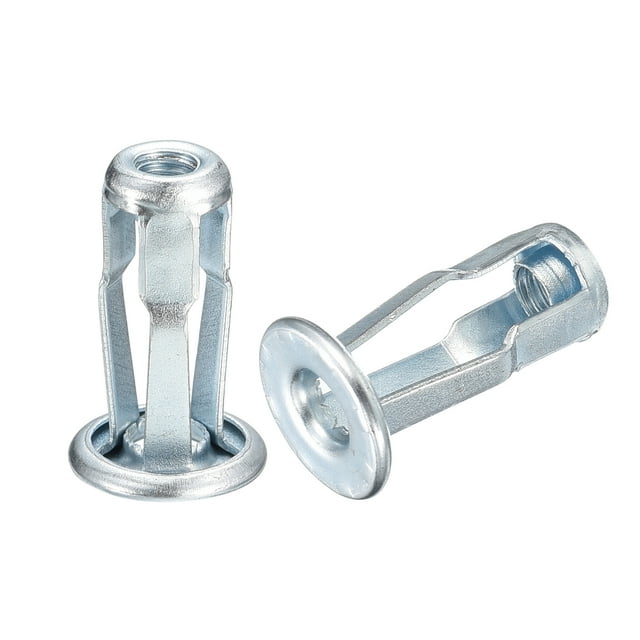 Unique Bargains M4 Jack Nuts, 10 Pack Threaded Insert Nut Carbon Steel Rivet Nuts, 22mm Length
