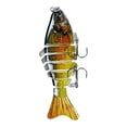 thumbnail image 4 of Señuelos s Crankbait Bass Señuelos de trucha cebo, cebo de natación de hundimiento Rallentare articudo 9 "cebos de natación , LO B-lo DYNWAVEMX Señuelo de pesca articulado, 4 of 6