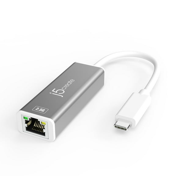 j5create USB-C to 2.5G Ethernet Adapter, JCE145
