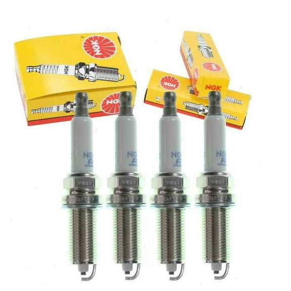 4 pc NGK Standard Spark Plugs compatible with Chrysler 200 2.4L L4 2015-2017