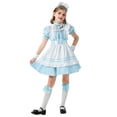 thumbnail image 6 of Mikilon Colorful House Girls Maid Fancy Dress Size 2-9 Years Patchwork Color Short Sleeve Double Layer Dress, 6 of 6