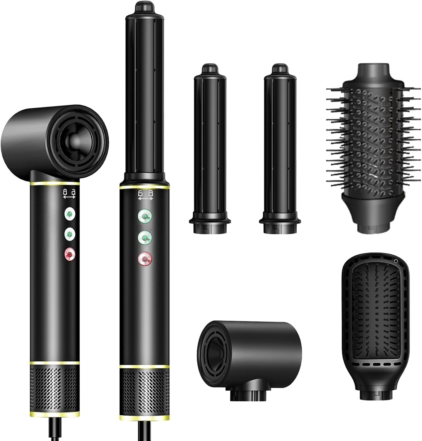 5-in-1 Hair Styler with 110,000 RPM High-Speed Motor & Ionic