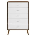 thumbnail image 6 of Modway Transmit 5-Drawer Chest in Walnut White, 6 of 8