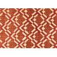 thumbnail image 1 of Ahgly Company Indoor Rectangle Abstract Orange Contemporary Area Rugs, 7' x 9', 1 of 1
