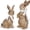 Brown-Big-Pair, variant on WEIH Rattan Effect Resin Bunny Easter Decor,Table Rabbit Easter Decorations,Spring Bunnies Decoration Statue Figurine for Home Farmhouse (White, Big-Pair)