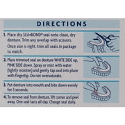 SEA-BOND Denture Adhesive Seals Lowers Original, 30 Each (Pack of 2)