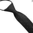 thumbnail image 1 of Trayknick Cravate d'Affaires Rayée à Fermeture Éclair pour Hommes à Carreaux pour Mariage, 1 of 13