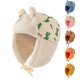 thumbnail image 1 of Gorro cálido de invierno para niños, gorro de lana con estampado de dinosaurios, protección para los oídos, Thunderbolt, 1 of 4