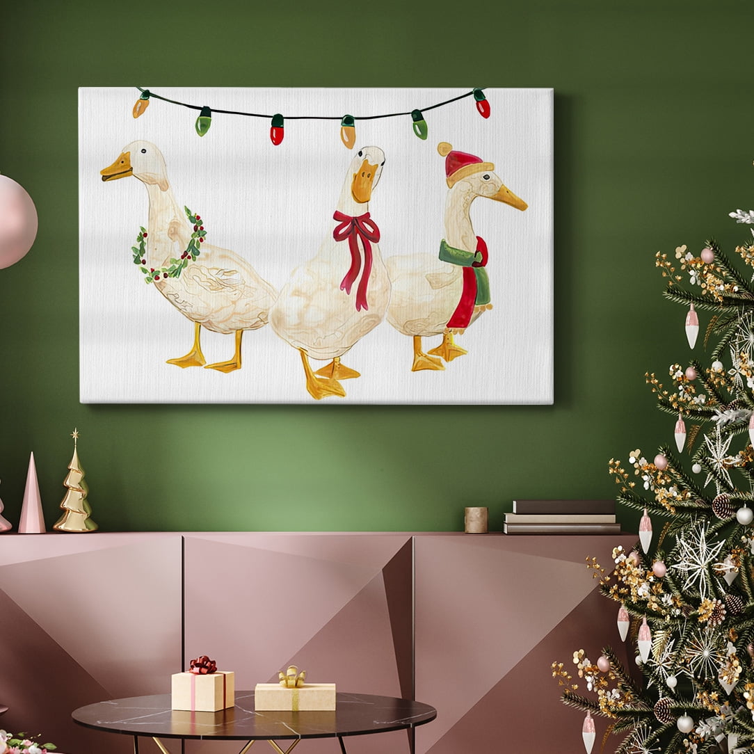 Merry Quackmas Collection A- Gallery Wrapped Canvas
