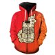 thumbnail image 1 of Sudadera con capucha y cremallera estilo hawaiano de isla tropical para hombre, ropa de calle con estampado 3D, chaquetas y sudaderas, primavera 2024, gran oferta, 1 of 6
