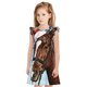 thumbnail image 1 of Balery Christmas Horse Camisón de princesa para niñas, pijama de algodón con mangas abullonadas, suave y bonito.-X-Large, 1 of 6