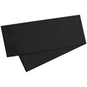 Body Pillowcase, 100% Cotton, 300 Thread Count, 21x60 Body Pregnancy Pillow Cover by Fits 20 x 54, Black