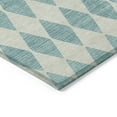 thumbnail image 4 of Addison Rugs Chantille Indoor/Outdoor Transitional Diamonds Teal Washable Rectangle Rug, 10' x 14', 4 of 6