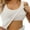 White, variant on Female Summer Beach Tank Tops for Women Tank Top for Women with Built in Bra Lace Womens Tank Tops with Built in Bras 2025 Summer Casual Crew Neck Sleeveless Camisole Padded Workout Tops M