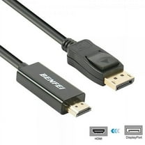 BENFEI 4K DisplayPort to HDMI 6 feet Cable,Uni-Directional,Compatible with HP, ThinkPad, AMD, NVIDIA