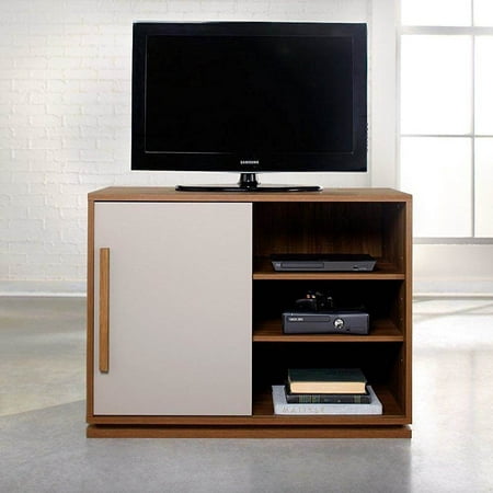 Sauder Furniture Soft Modern High Boy 40 Inch Tv Stand Walnut
