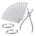 thumbnail image 4 of Juego de en de pulsera de aluminio, kit de herramientas de pulsera, joyas que fabrican suministros de joyería de aluminio hecho a mano Modelo, 4 of 8