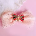 thumbnail image 5 of ZUARFY Big Bow Bell Barrette Gauze Bowknot Hair Clips Christmas Bows Hair Side Clips, 5 of 13