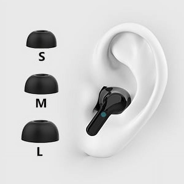 Donerton Wireless Earbuds Bluetooth 5.0 Headphones 35Hours Playing Time Charging Case 3 Ear Tips TWS Stereo in Ear Earphones with IP7 Waterproof