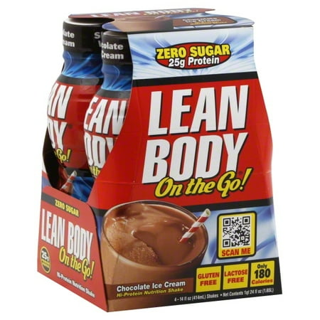 Labrada Lean Body On the Go! Nutrition Shake, 4 ea