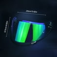 thumbnail image 5 of Motorcycle Helmets Face Shield Quick Changes Clear Visibility For G318 Shaft 612 Daytime Use High Light Transmission, 5 of 20