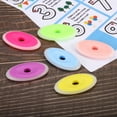 thumbnail image 5 of Uxcell 4.7x2.4cm Erasable Pen Eraser, 30 Pack Oval Hollow Eraser for Art Office Classroom Yellow, 5 of 5