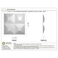 thumbnail image 2 of Ekena Millwork 11 7/8"W x 11 7/8"H Swindon EnduraWall Decorative 3D Wall Panel (50-Pack for 48.96 Sq. Ft.), 2 of 12