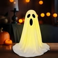 thumbnail image 6 of Eespoir Halloween Ghost Light Decorations, Indoor/Outdoor Halloween Ghost Decoration, Cute Fabric Ghost Ornament, for Halloween Party, Front Porch Yard Garden, 6 of 6