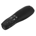 thumbnail image 2 of Presentador multimedia con puntero láser y receptor USB para proyector/pc/portátil, distancia de control: 15 m (r400) (negro). Afortunado Sencillez, 2 of 4